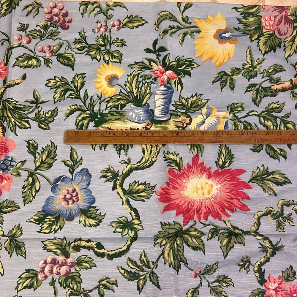Scalamandré Historic Newport Jeu de Paume Fabric 1994 Chinoiserie Asian Toile - Picture 4 of 11